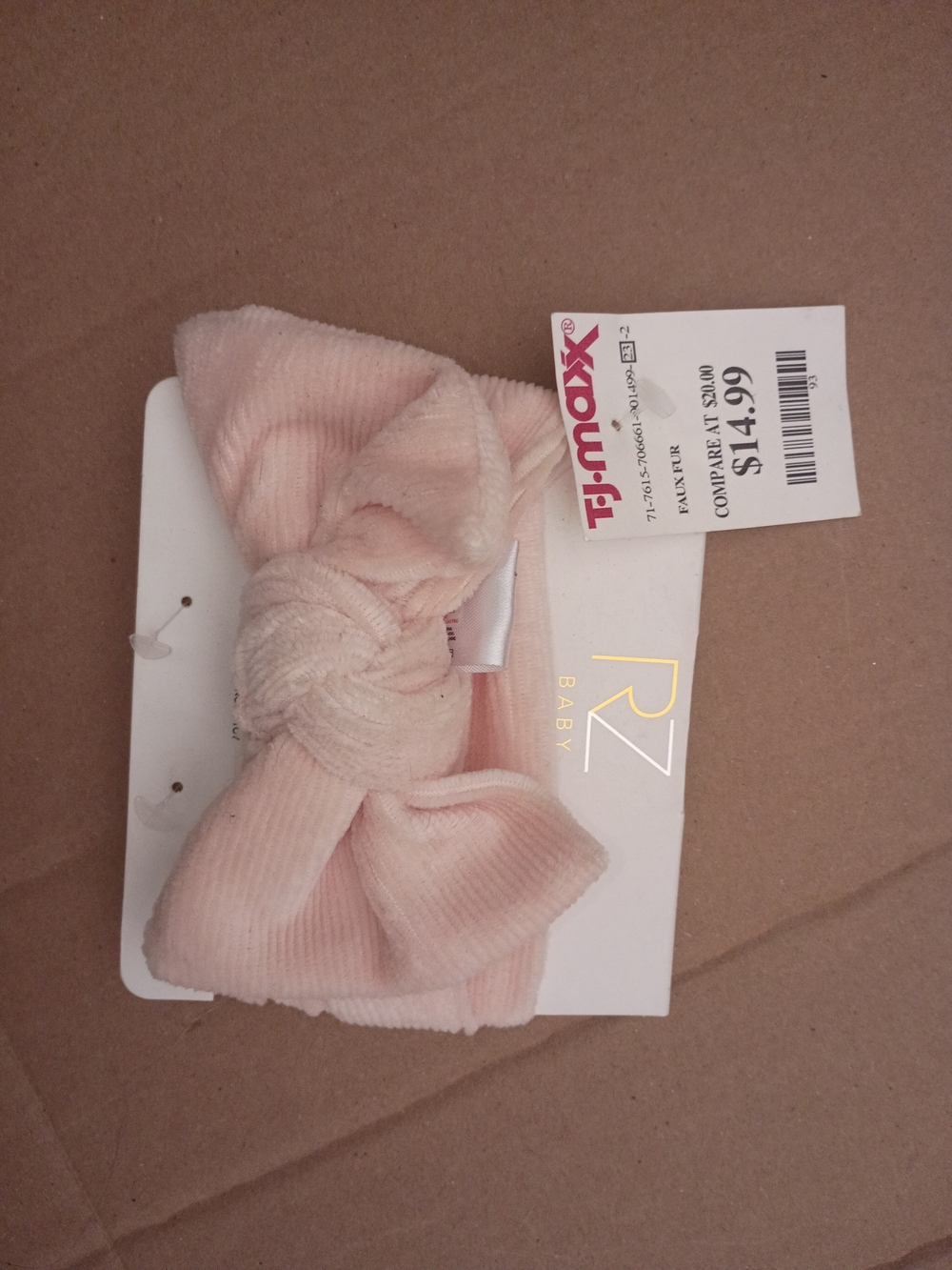 Pink Knot Headband for Kids